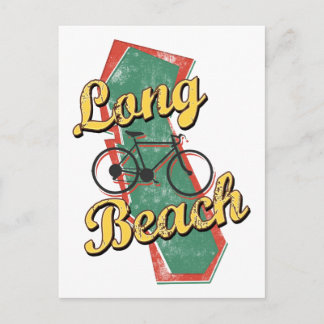 Bike Long Beach fiets California Briefkaart