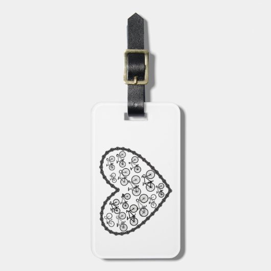 Bike Love Bagagelabel (Voorkant verticaal)