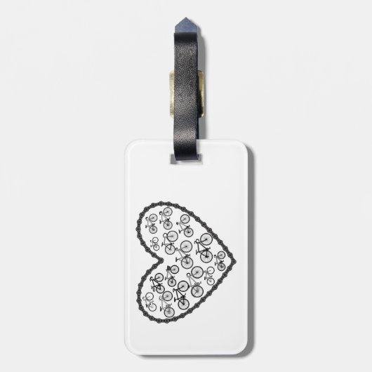 Bike Love Bagagelabel (Achterkant verticaal)