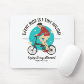 Bike Lover - Geniet van elk moment Muismat (Met muis)
