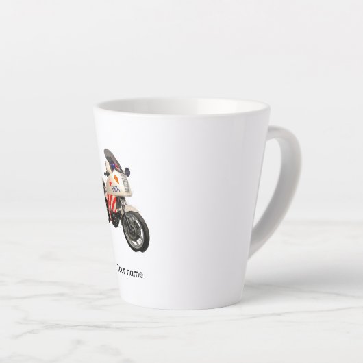 Bike Lover  Latte Mok (Rechterhoek)