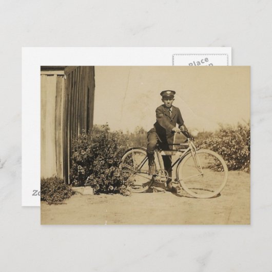 BIKE MAN #9 BRIEFKAART (Voorkant / Achterkant)