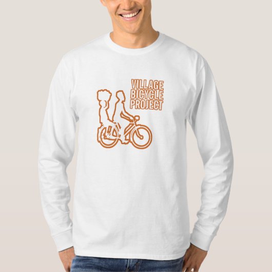 Bike Mannen lange hoes T-shirt (Voorkant)