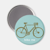 Bike me ~ decoratief magneet (Voorkant / Achterkant)