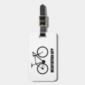 Bike Meditation App Bagagelabel (Voorkant verticaal)