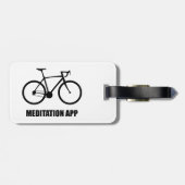 Bike Meditation App Bagagelabel (Achterkant horizontaal)