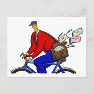 Bike Messenger AKA — speciale levering Briefkaart
