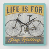  bike met prijsopgave vierkante klok (Voorkant)