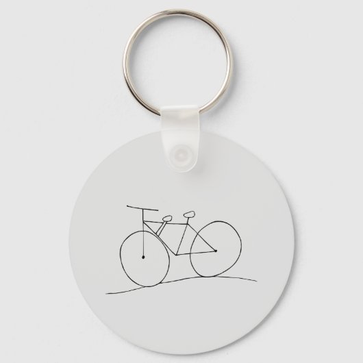 Bike met Two Seats Sleutelhanger (Achterkant)