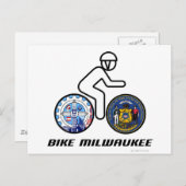 Bike Milwaukee Briefkaart (Voorkant / Achterkant)