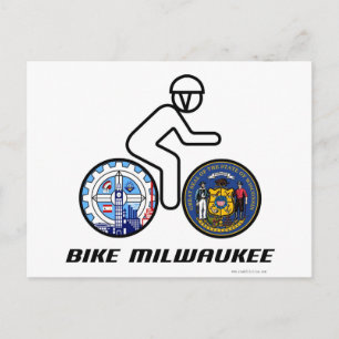 Bike Milwaukee Briefkaart