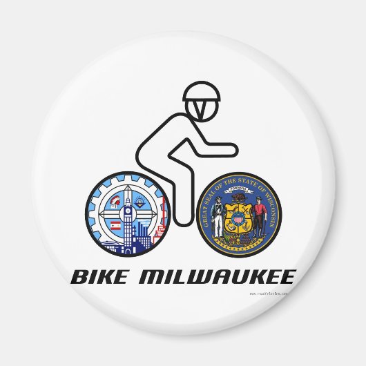 Bike Milwaukee Magneet (Voorkant)