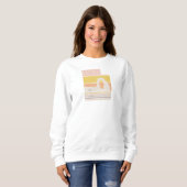 Bike Moab Utah Delicate Arch sweatshirt (Voorkant volledig)