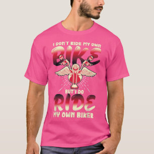 Bike Motorcycle biking Motorbike Vrouwen Funny Bik T-shirt