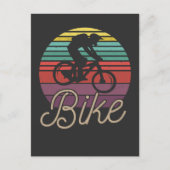  Bike Mountainbike MTB Retro Fahrrad Briefkaart (Voorkant)