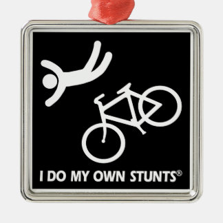 Bike My Own Stunts Metalen Ornament