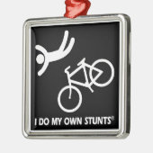 Bike My Own Stunts Metalen Ornament (Links)