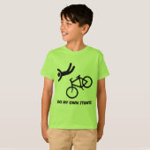 Bike My Own Stunts T-shirt (Voorkant volledig)