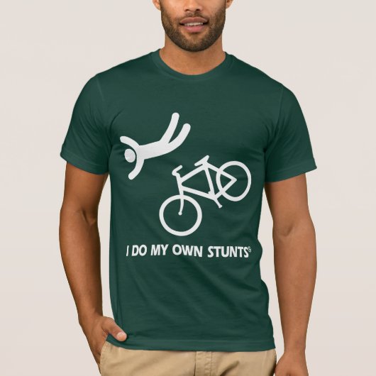 Bike My Own Stunts T-shirt (Voorkant)