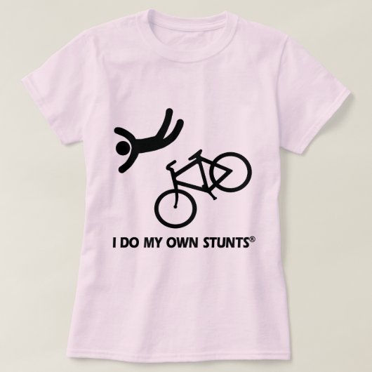 Bike My Own Stunts T-shirt (Design voorkant)
