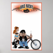 Bike Night Poster (Voorkant)