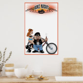 Bike Night Poster (Keuken)