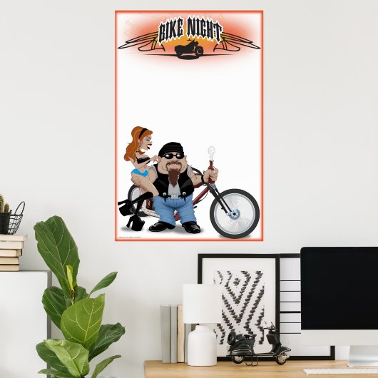 Bike Night Poster (Thuiskantoor)