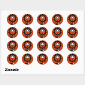 Bike ninja Icon Ronde Sticker (Vel)