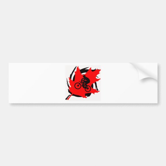 Bike O Canada Bumpersticker (Voorkant)
