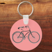  Bike Old Fashioned Bicycle Cycling Sleutelhanger (Voorkant)