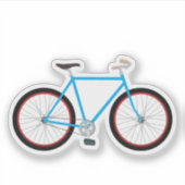 Bike-ontwerp voor fietsen sticker (Voorkant)