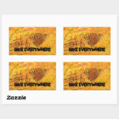 Bike overal rechthoekige sticker (Vel)