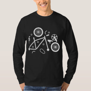 Bike Parts Bicycle Anatomie Biking T-shirt