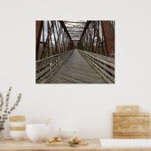 Bike Path Bridge Poster (Keuken)