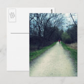 Bike Path in een Park Briefkaart (Voorkant / Achterkant)