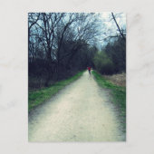 Bike Path in een Park Briefkaart (Voorkant)