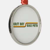 Bike Path voor East Bay Metalen Ornament (Rechts)