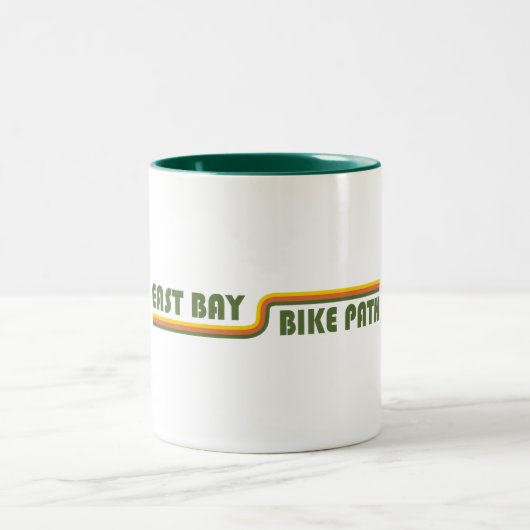Bike Path voor East Bay Tweekleurige Koffiemok (Center)