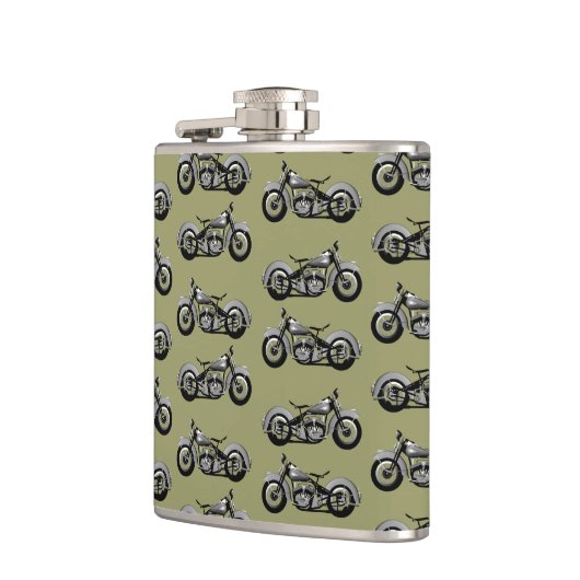 bike Pattern Heupfles (Links)