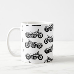 bike Pattern Koffiemok