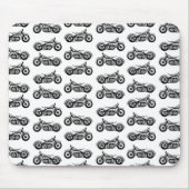 bike Pattern Muismat (Voorkant)