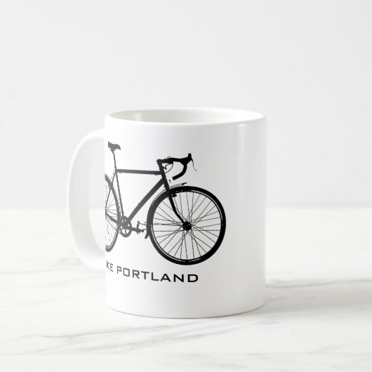 Bike Portland-Mok - Single Speed Koffiemok (Voorkant links)