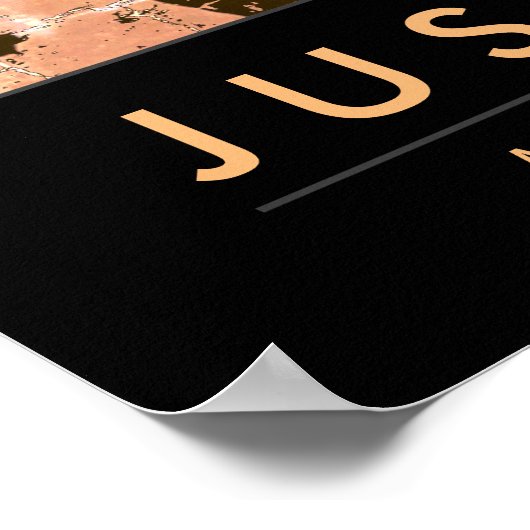 Bike Poster alleen Ride en voel je goed (Hoek)