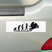 Bike Racer Bumpersticker (Op auto)
