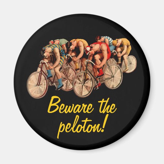 Bike Racing Peloton Humor Tshirt Magneet (Voorkant)