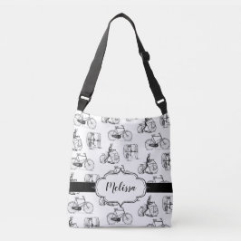  Bike Retro Velo Antiek fietsen Crossbody Tas