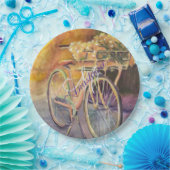 BIKE RIDE IN DE PARK MONOGRAM PARTIJ PAPIEREN BORDJE (Feest)