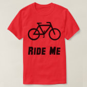 Bike Ride Me T-shirt (Design voorkant)