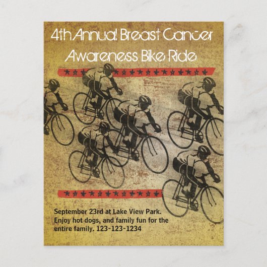 Bike Ride Poster Flyer (Voorkant)