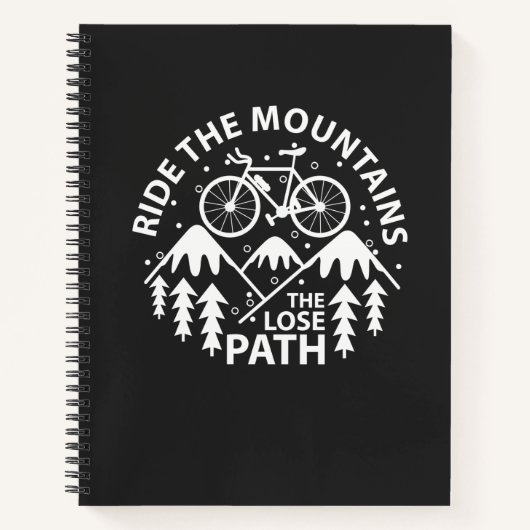 Bike Ride the Mountains Notitieboek (Voorkant)